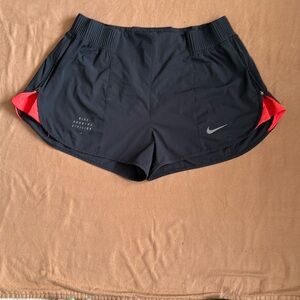 Nike Black and Coral Athletic Shorts for Performance